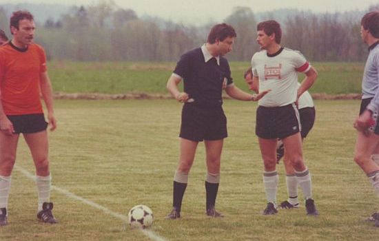 Slika 6 - Otvoritveno srečanje NK Radomlje : NK Virtus (1984)